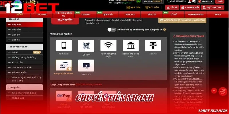 Chuyển tiền nhanh qua mã QR